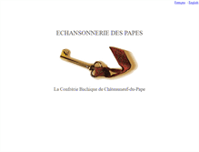 Tablet Screenshot of echansonnerie-despapes.com